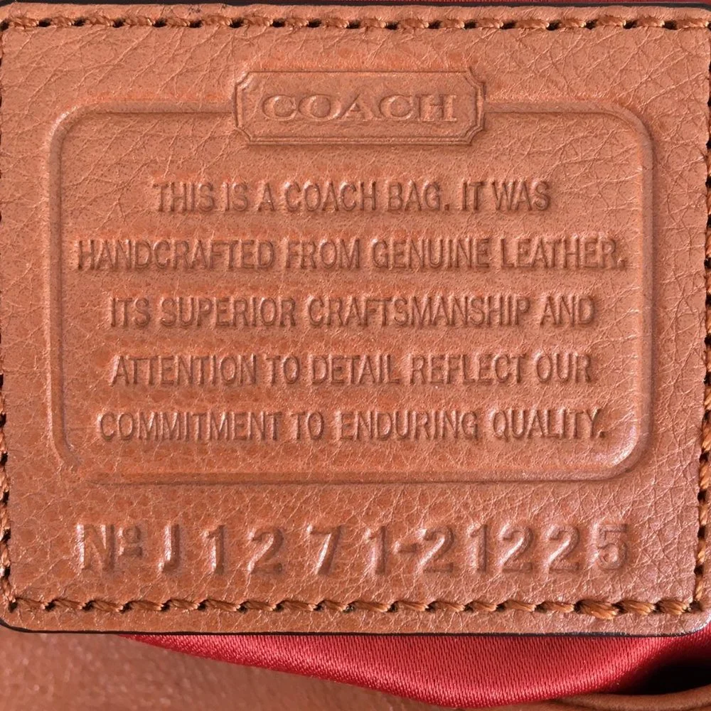 Coach Tan Leather Handbag - Picture 8 of 10